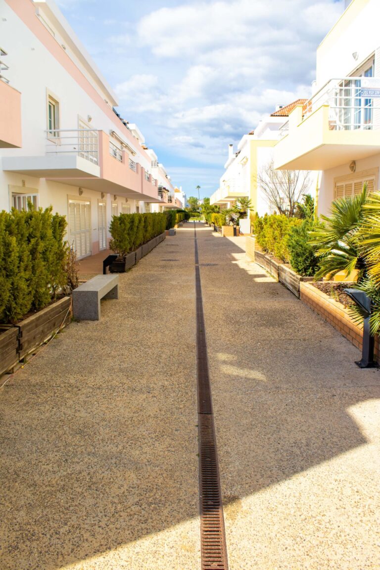 Vista da rua Apartamento Cabanas de Tavira