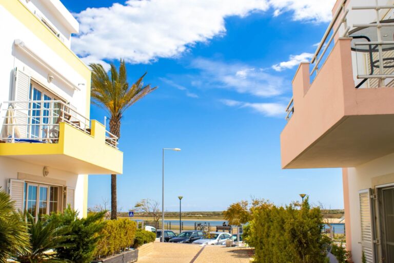 Vista da rua Apartamento Cabanas de Tavira